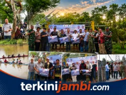 Ribuan Warga Padati Danau Tangkas, Bupati BBS Dorong Lomba Perahu Tradisional Jadi Agenda Wisata Unggulan Muaro Jambi