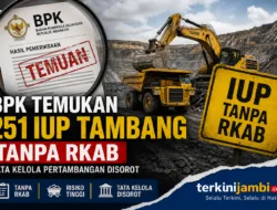 BPK Temukan 251 IUP Tambang Tanpa RKAB, Tata Kelola Pertambangan Disorot