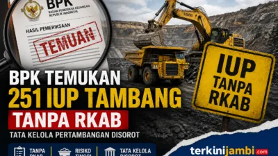 Badan Pemeriksa Keuangan (BPK) menemukan indikasi serius lemahnya tata kelola sektor pertambangan di berbagai daerah.