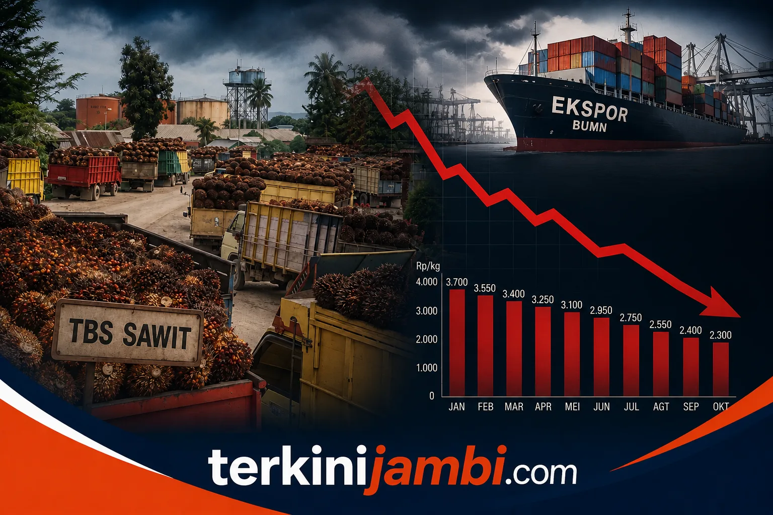 Petani kelapa sawit di berbagai daerah Indonesia dilaporkan mulai terdampak pasca pengumuman Presiden Prabowo Subianto mengenai pembentukan badan usaha milik negara (BUMN) khusus ekspor komoditas strategis.