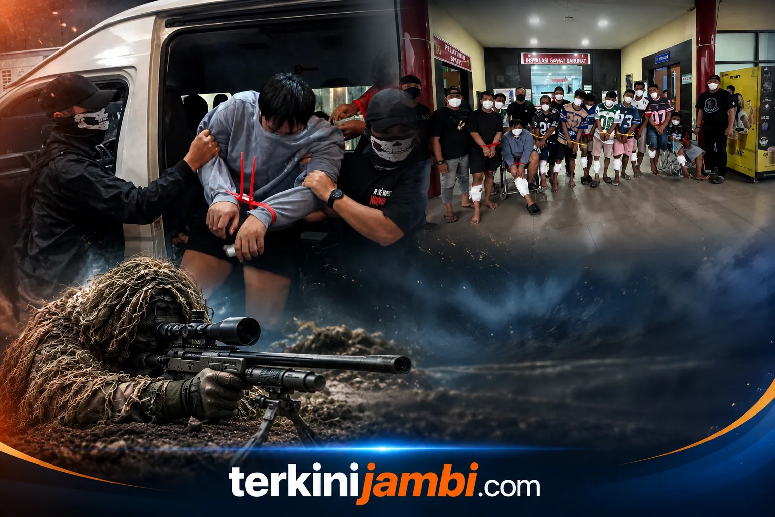 Dalam operasi tersebut, polisi menangkap 13 tersangka. Salah satunya Firnandes alias Nando yang disebut berperan sebagai bandar narkoba di Gang Langgar.