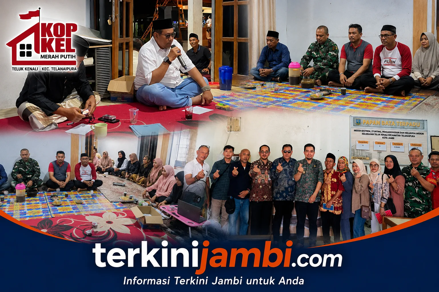 Koperasi Kelurahan Merah Putih (KKMP) Kelurahan Teluk Kenali akhirnya kembali memiliki kepengurusan baru melalui Rapat Anggota Tahunan (RAT) yang digelar di Kantor Kelurahan Teluk Kenali, Kecamatan Telanaipura, Kota Jambi.