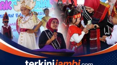 Bunda PAUD Muaro Jambi Buka Gebyar HAN ke-15 Bahar Utara, Tekankan Pentingnya Pendidikan dan Karakter Anak