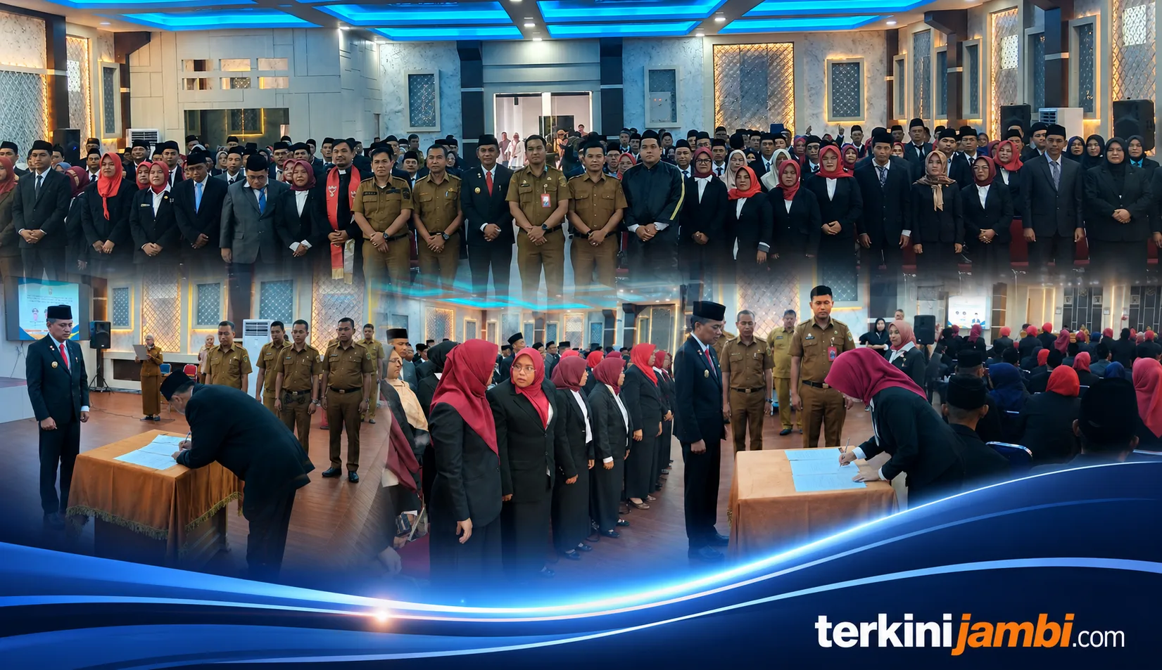 Sebanyak 183 kepala sekolah di Kabupaten Muaro Jambi resmi dilantik dan diambil sumpah/janji jabatannya untuk jenjang TK, SDN, dan SMPN di lingkungan Dinas Pendidikan dan Kebudayaan Kabupaten Muaro Jambi.