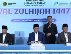 Sidang Isbat Tetapkan Idul Adha 1447 H Jatuh pada 27 Mei 2026
