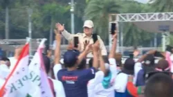 May Day 2026 di Monas: Prabowo Subianto Sapa Puluhan Ribu Buruh, Suasana Meriah dan Padat