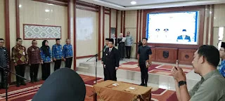 Bupati Bambang Bayu Suseno Lantik Pejabat Baru, Empat Camat Berganti di Muaro Jambi