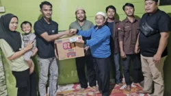 Pemdes dan Karang Taruna Adi Pura Kencana Salurkan Donasi Rp14 Juta untuk Halil Aziiz Korban Kebakaran Bahar Selatan