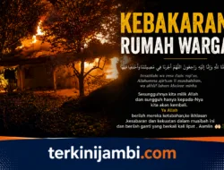 Video Kebakaran Rumah di Bahar Selatan Viral, Satu Unit Rumah Ludes Dilalap Api