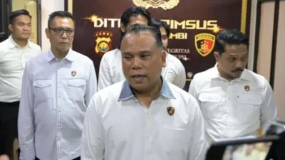 Direktur Reserse Kriminal Khusus Polda Jambi, Kombes Pol Taufik Nurmandia,