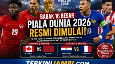 Gambar Ilustrasi 16 Besar Piala dunia 2026 (dok Redaksi)