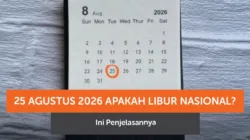 25 Agustus 2026 Libur Nasional, Maulid Nabi Muhammad SAW 1448 H Bukan Cuti Bersama