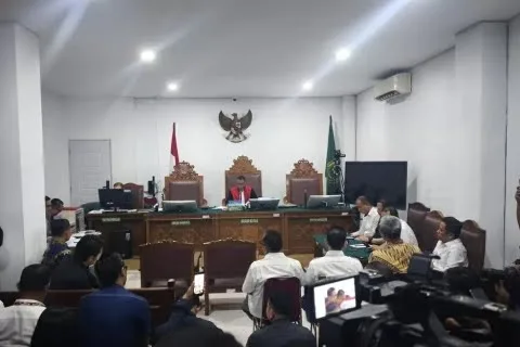 Sidang Praperadila. Mantan Jampidsus Febrie Ardiansyah di Pengadilan Negeri Jakarta Selatan