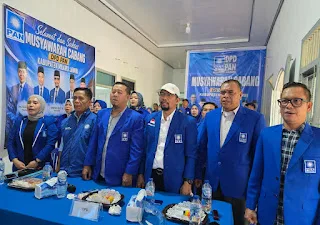 Dewan Pimpinan Daerah Partai Amanat Nasional (DPD PAN) Kabupaten Muaro Jambi menggelar Musyawarah Cabang (Muscab) di Kantor DPD PAN