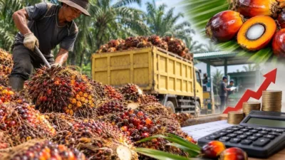 Harga tandan buah segar (TBS) kelapa sawit di Provinsi Jambi mengalami kenaikan untuk periode 23–29 Oktober 2026.